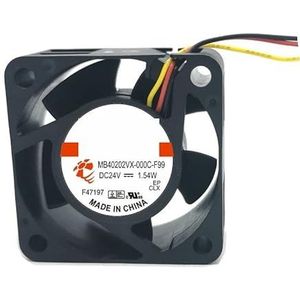 MB40202VX-000C-F99 4020 24v 1.54w koelventilator MB40202V2-1000C-F99 MB40202V1-1000C-F99(MB40202VX-000C-F99)