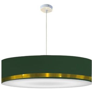 Lumlum Hanglamp met groene en gouden band D: 65 x H: 25