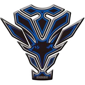 Brandstoftanksticker Motorfiets Brandstoftank Pad Stickers Tankpad Benzine Tank Sticker Cover Decoratieve Meubi Voor Kawasaki Z1000SX 2011-2016 Decals(BLAUW)