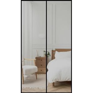Sekey Magnetisch vliegengaas, voor balkondeur, zonder boren, deurgordijn, vliegenbescherming, voor schuifdeur, insectenbescherming, gordijndeur voor eenvoudige montage, 90 x 220 cm, zwart Sekey Magnetisch vliegengaas, voor balkondeur, zonder boren, deurgordijn, vliegenbescherming, voor schuifdeur, insectenbescherming, gordijndeur voor eenvoudige montage, 90 x 220 cm, zwart