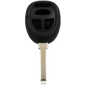 Sleutelbehuizing houder 3 Knoppen Auto Slimme Afstandsbediening Sleutel Shell Behuizing Met Ongesneden Mes Sleutel Vervanging Key Case Auto Voor SAAB 9-3 9-5 93 95 Sleutelbehuizing(C)