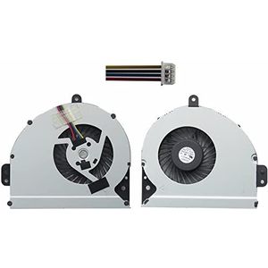Laptop CPU koelventilator Voor For ASUS A84 A83BR A83SD A83SM A84BE A84BR A84E A84SD A84SJ A84SM A84TK A84U Zwart