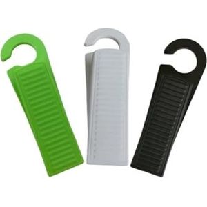 Deurstopwiggen, 3 stuks siliconen deurstoppers for de onderkant van de deur, winddicht blok, wigvormige deurstopper(Color C-3pcs)