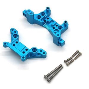 For MJX 16207 16208 16209 16210 H16V3 Afstandsbediening Auto Metalen for en Achter Shock Mount Accessoires(Blue)