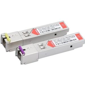 Optische module Gigabit enige wijze enige kern SFP 1.25G 10KM vezelmodule 5/20/40/80km 1310/1550nm-LC poort (SC 1.25G 13101550 120km paar)