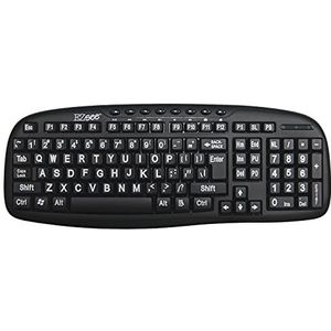 Ergoguys EZsee Multi-Media Keyboard USB QWERTY Engels Zwart
