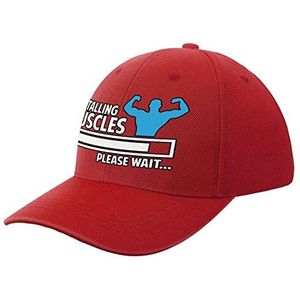 Spier installeren Please Wait1 Baseball Cap Golf Dad Hat Grappige Trucker Caps Verstelbare Maat voor Running Outdoor Workouts