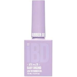 IBD Rubber Gel Baby Orchid - 15 ml - Made in USA - Premium nagellak voor duurzame manicure en gladde nagels - led-/uv-lak