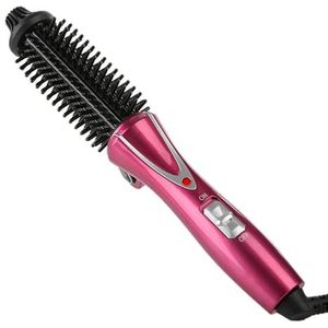 Krultangborstel, Curler Hot Brush Professioneel Anti-verbranding Instant Verwarming Krultangen Geschikte verwarmde stylerborstel voor lang/kort haar (110-240V)