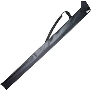 Biljart keu tas 3/4 zwart lederen snooker keu tas 112 cm en 1/2 biljart 80 cm zwembad keu zakken (kleur: 1 2 81 cm)