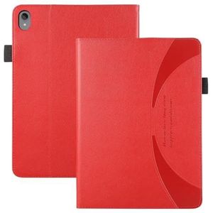 Hoes, Flip Book Cover Compatibel met Lenovo Tab P11 2020 (TB-J606F) Case & Tab P11 Plus 2021 (TB-J616F/J607F)/MOTO G70 Tablet Case, Ultra Slanke Lichtgewicht PU Lederen Beschermhoes (Color : Rosso)