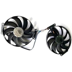 2pcs FDC10H12S9-C T129215SU 6PIN RTX2060 SUPER Koelventilator for ASUS GTX 1660 1660 Ti Dubbele evo oc rtx2070 Grafische kaart Koeler Fan (Color : FDC10H12S9-C)
