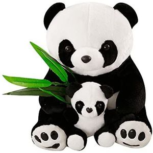 Cuddlekins Panda knuffeldier, panda, beer met bamboetak, teddypanda, pluizige pluche dieren, pluche panda, knuffeldier, panda, anime, panda, pop, cartoon, panda, kussen, pluche speelgoed voor kinderen
