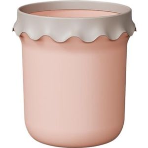 8L Plastic Afvalbak For Badkamer, Keuken, Kantoor, Slaapkamer(Pink)