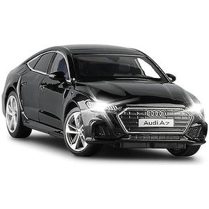 1:32 Voor A7 Schaal Diecast Legering Sport Model Auto Met Licht En Geluid Voor Baby Geschenken Collectie Speelgoed (Color : A, Size : No box)