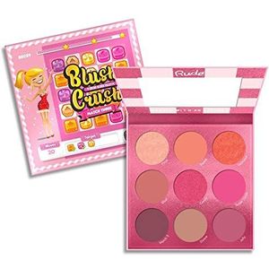 RUDE Blush Crush 9 Color Blush Palette - Match Three