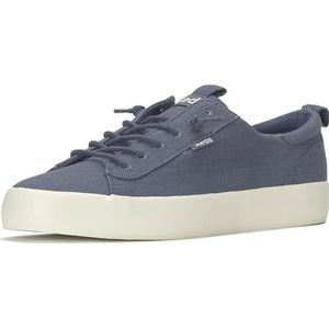 Keds Kickbk-5 Fashion Sneaker voor dames, Marine keperstof, 42.5 EU