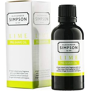 Simpsons Shaving Brushes Voorrasurolie Lima Simpsons 50 ml, uniek, standaard