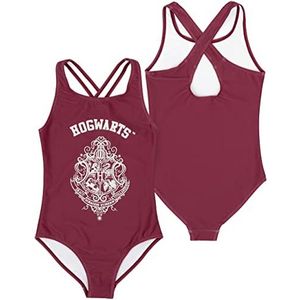 Harry Potter Swimsuits Meisjes Hogwarts Bourgondië of Navy Hedwig Swimwear 9-10 jaar