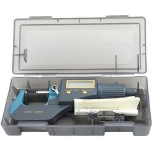 Micrometer, 0-25mm 0,001mm Digitale Micromaster Micrometer Elektronische Buitenmicrometer Carbide Tip Meetgereedschap Schuifmaat