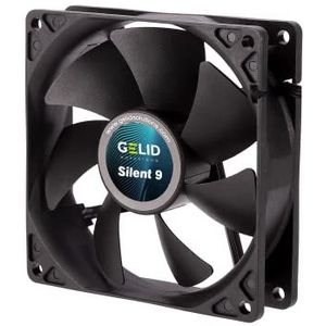 GELID - Silent 9 - Ventilator - Zwart - 92 mm - Stille Werking