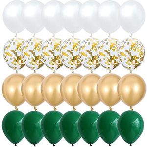 Ballonnen 40 stks10inch avocado sage groene ballonnen parel wit goud confetti ballon bruiloft douche verjaardagsfeestje decoraties Heliumballonnen (Size : Christmas green)