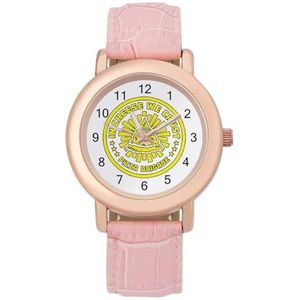 Pizza Brigade Horloges Voor Vrouwen Mode Sport Horloge Vrouwen Lederen Horloge