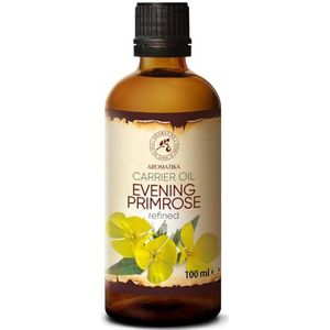 Teunisbloemolie (Evening Primrose Oil) 100ml - 100% Puur Natuurlijke Basisolie - Dragerolie - Rijk aan Mineralen & Vitamines voor Intensieve Huidverzorging - Massage - Wellness - Maken van Eigen Cosmetica - Ontspanning - Beauty - Anti-Rimpels - Anti-Aging