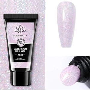 Born Pretty - Polygel - 30 ml - Polygel producten - Polygel wit - Polygel roze - Polygel glitter - Polygel nude - Extension gel - Builder gel (BP08, 30 ml)