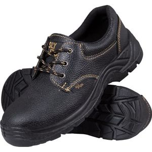 Ogrifox OX-SLX-P-OB Werkschoenen Voor Heren en Dames | Veiligheidsschoenen | ISO EN20347 | Zwart-Goud | Maat 47