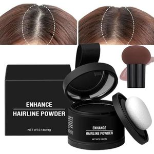 Waverloo Magic Root Cover Up, Waverlo Magic Root Cover Up, Waverly Magic Root Cover Up, 14 Colors Root Touch Up Powder with Mirror, Instantly Conceals Hair Loss (#03 Black)