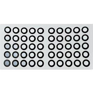 3D-scanner Sticking Points Tracking Dots for 3D-scannen, for 3D-scannen en optische tracking Voor snelle identificatie(In 6 out 10(1000))