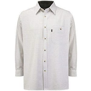 Walker and Hawkes - Overhemd voor heren - geruit/Country-stijl - lange mouwen - 100% katoen - Groen - S (38"")