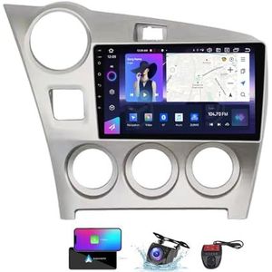 Android 13 Dubbel DIN autoradio voor Toyota Matrix 2 E140 2008-2014-GPS Navi | Gratis achteruitrijcamera| 9 inch Scherm met Carplay Android Auto/FM RDS DAB+/Bluetooth/SWC/DSP Stereo(NF-3)