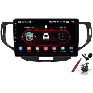 Android 15 Autoradio voor H-onda Accord 8e (2008-2012) 9 inch 2K touchscreen 2000 * 1200 Android hoofdunit multimediaspeler met Carplay, GPS-navigatie, BT, 5G WiFi, DSP, SWC,Y2