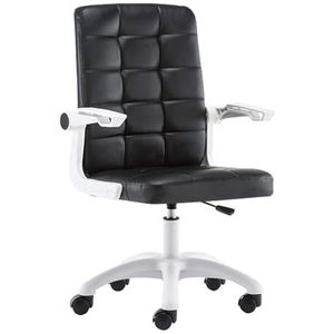 Ergonomische bureaustoel Hoge rug bureaustoel met opklapbare armen Computerstoel In hoogte verstelbare ademende bureaustoel