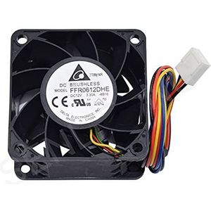 For Delta FFR0612DHE 6038 12V 3.3A 6CM 4line 4pin Violence Large air volume server fan