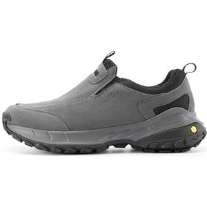 Fitville Wandelschoenen Heren Extra Breed Trekkingschoenen Antislip Outdoor Schoenen Ademend Slip-On Vrijetijdsschoenen Breed Heren Sneakers Met Voetboogsteun Grijs 42 EU X-Breed