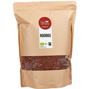 FRUTEG Bio roiboos thee 1000 g | Loser Bio Rotbrush Tea | Rotbrush-thee los naar Fairtrade Standard | Cafeïne-vrije biologische cultivatiethee | Heerlijke Roiboostee 1 kg