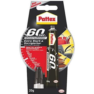 Pattex 60sec. Universele lijm, 20g tube (2 stuks)