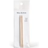 Miss Sophie - Nail Care Sticks - Nagelriemverwijderaar - Hout - 3 Stuks