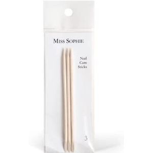 Miss Sophie - Nail Care Sticks - Nagelriemverwijderaar - Hout - 3 Stuks