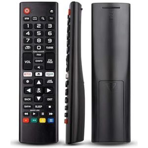 LG - AKB75095307 - Vervangende Afstandsbediening - Universeel voor TV - Geschikt voor Alle Modellen