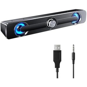Computerluidspreker USB bedraad krachtige bar stereo subwoofer basluidspreker surround box for pc laptop telefoon tablet MP3 MP4