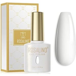 ROSALIND UV Nagellack Wit Gel Nagellack 15ml UV LED Soak Off Nail Art Manicure Gel Polish