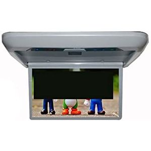 Draagbare dvd-speler voor videospelers op hoofdsteunen in auto's 13,3-inch autovideospelers HD LCD-scherm Dakmontage Monitor Omlaagklappen Auto Plafond TV HDMI FM IR Speaker Link met HD-roterend scher