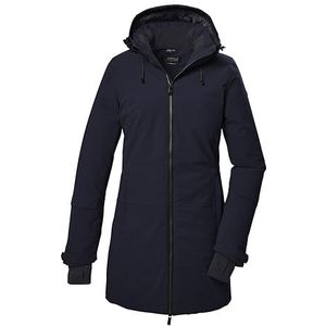 killtec Dames functionele parka/parka met capuchon KOW 307 WMN PRK, donker navy, 36, 41821-000
