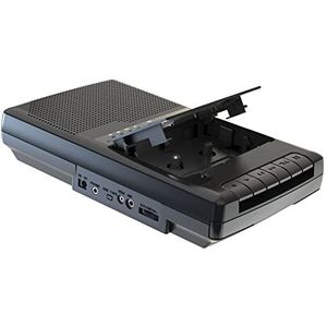 Draagbare cassettespeler voor cassette, scannen naar USB, met handvat, hoofdtelefoon, microfoon, luidspreker