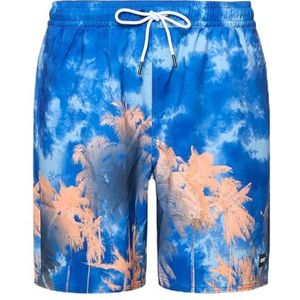 Oakley Board Shorts voor heren, Palms Wolken Blauw, XL
