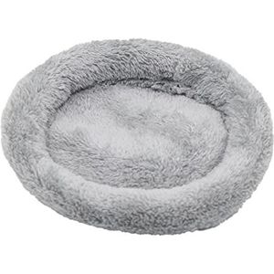 Sytaun Hamsterbed ronde vorm niet-plakkerig haar huisdier bed cavia's schattig kussen huis kooi accessoires grijs S